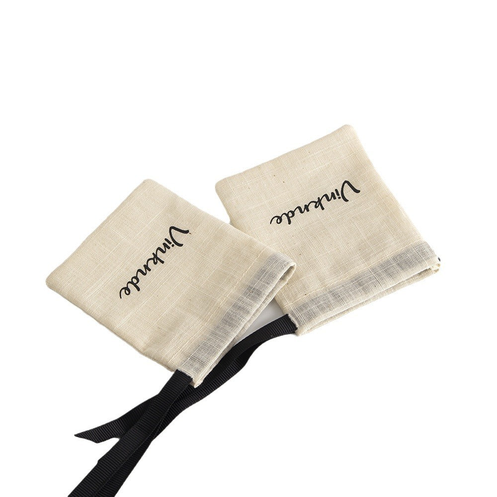 Bolsas de embalaje para joyas de tela, estilo clásico, de colores sólidos, para uso diario, 1 unidad