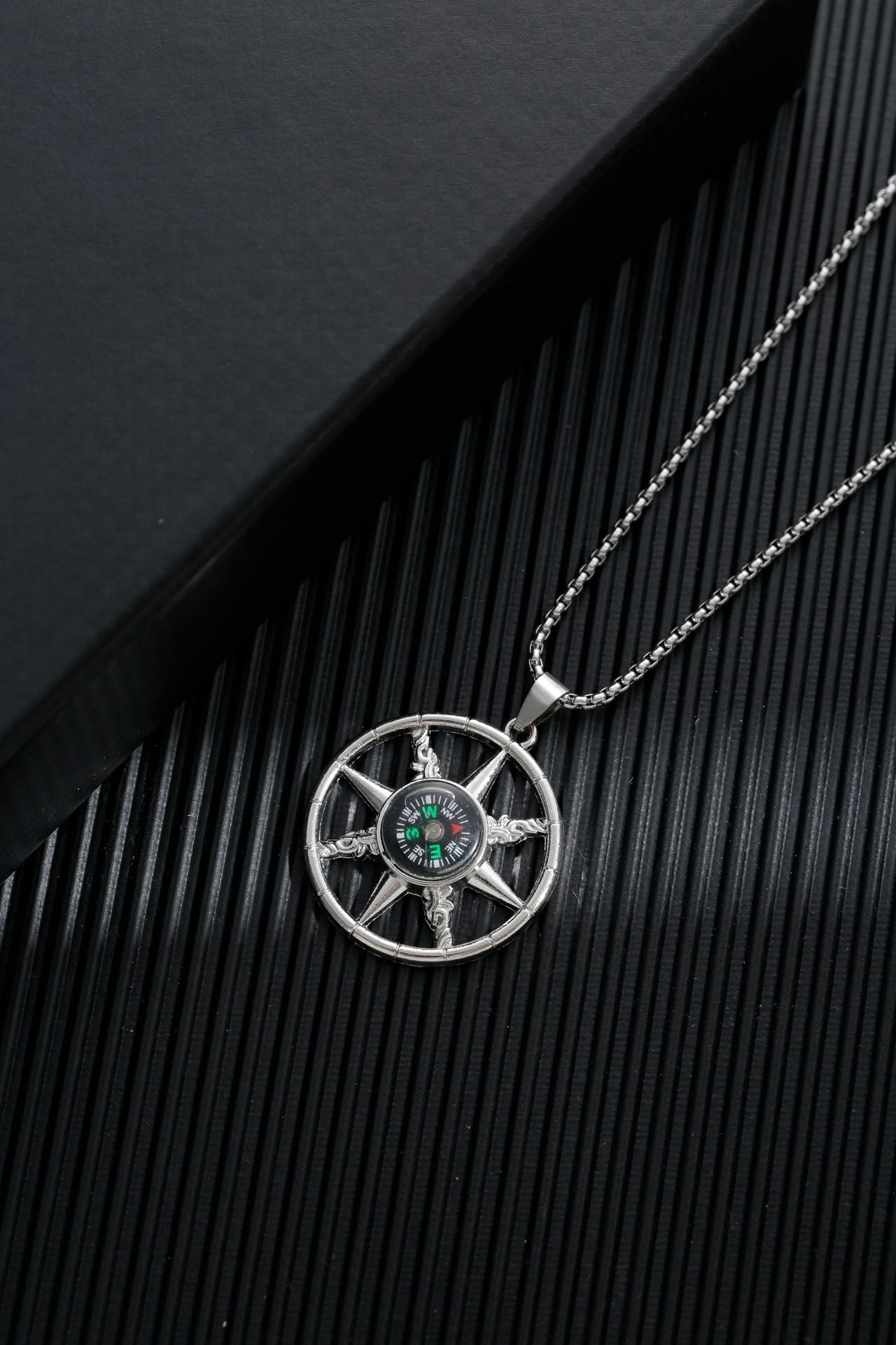 Titanium steel sweater chain men's necklace
