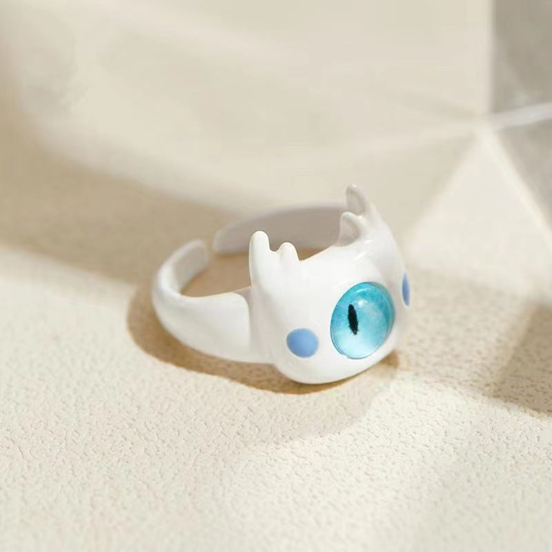 Cute little monster ring