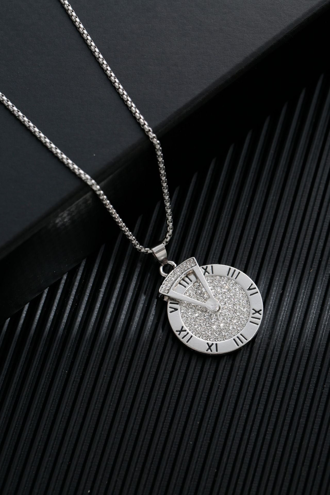 Titanium steel sweater chain men's necklace