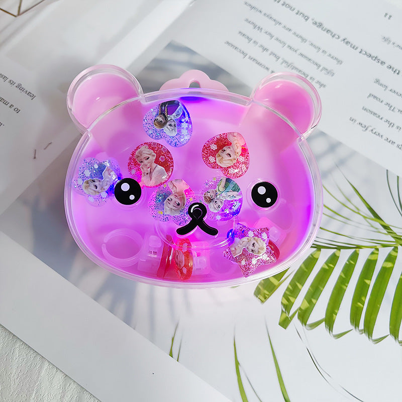 Children's Ring Girls Princess Jewelry Cartoon Small Ring