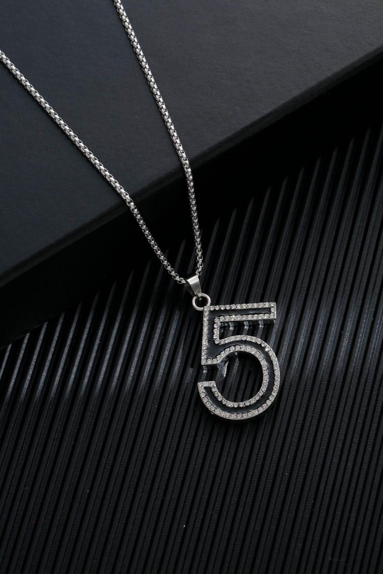 Titanium steel sweater chain men's necklace