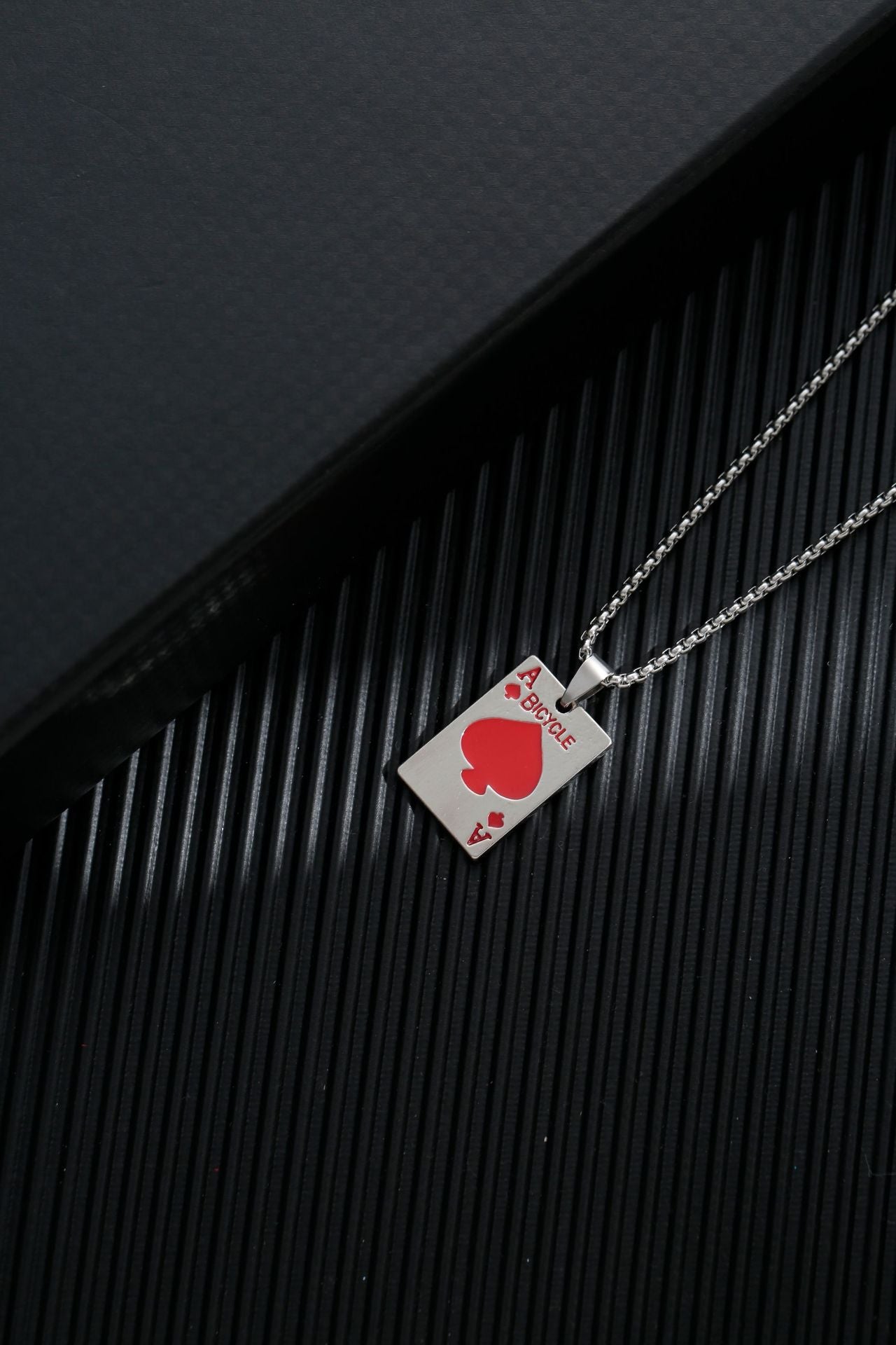 Titanium steel sweater chain men's necklace