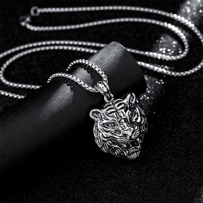 Titanium steel necklace men's hip hop street alloy pendant