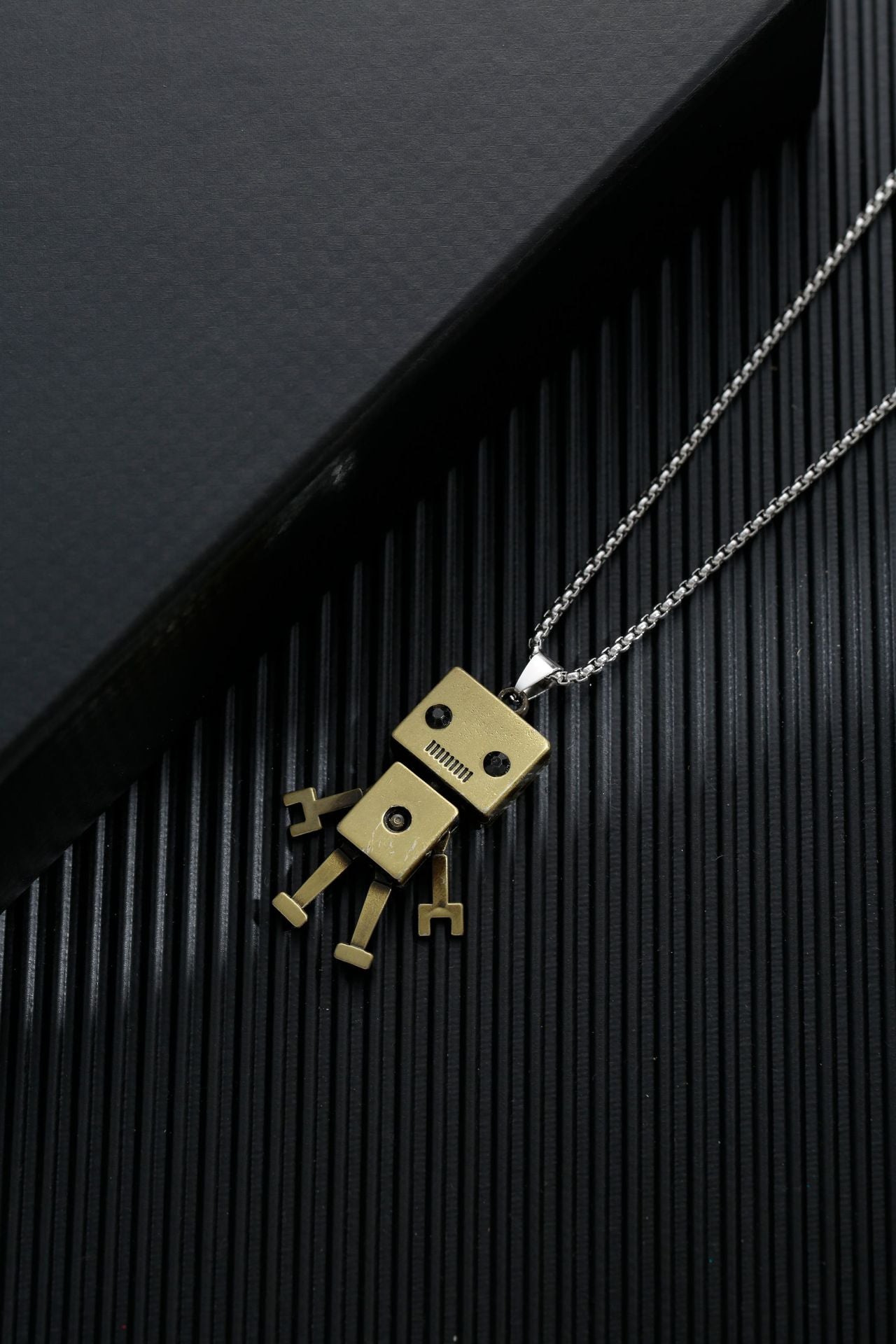 Titanium steel sweater chain men's necklace