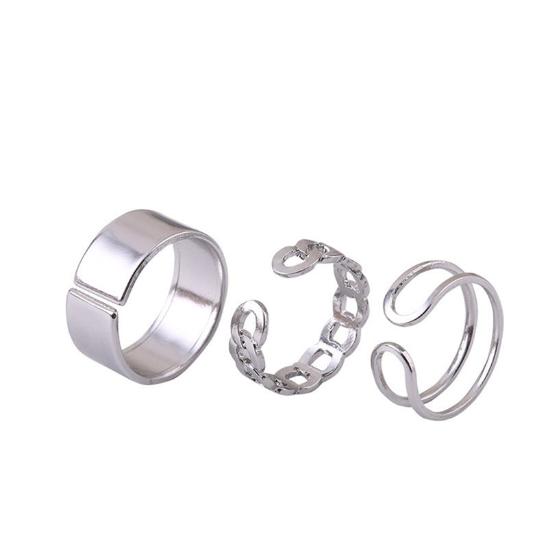 Anillo estilo hip hop punk