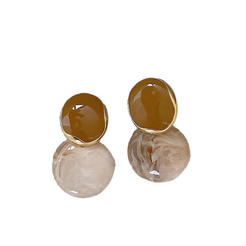 1 Pair Sweet IG Style Geometric Heart Shape Butterfly Inlay Alloy Rhinestones Pearl Drop Earrings Ear Studs