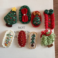 Christmas series hairpin children's wool hairpin