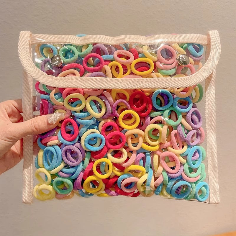 Banda para el cabello para niños, banda de goma elástica alta, cuerda para la cabeza para bebés 