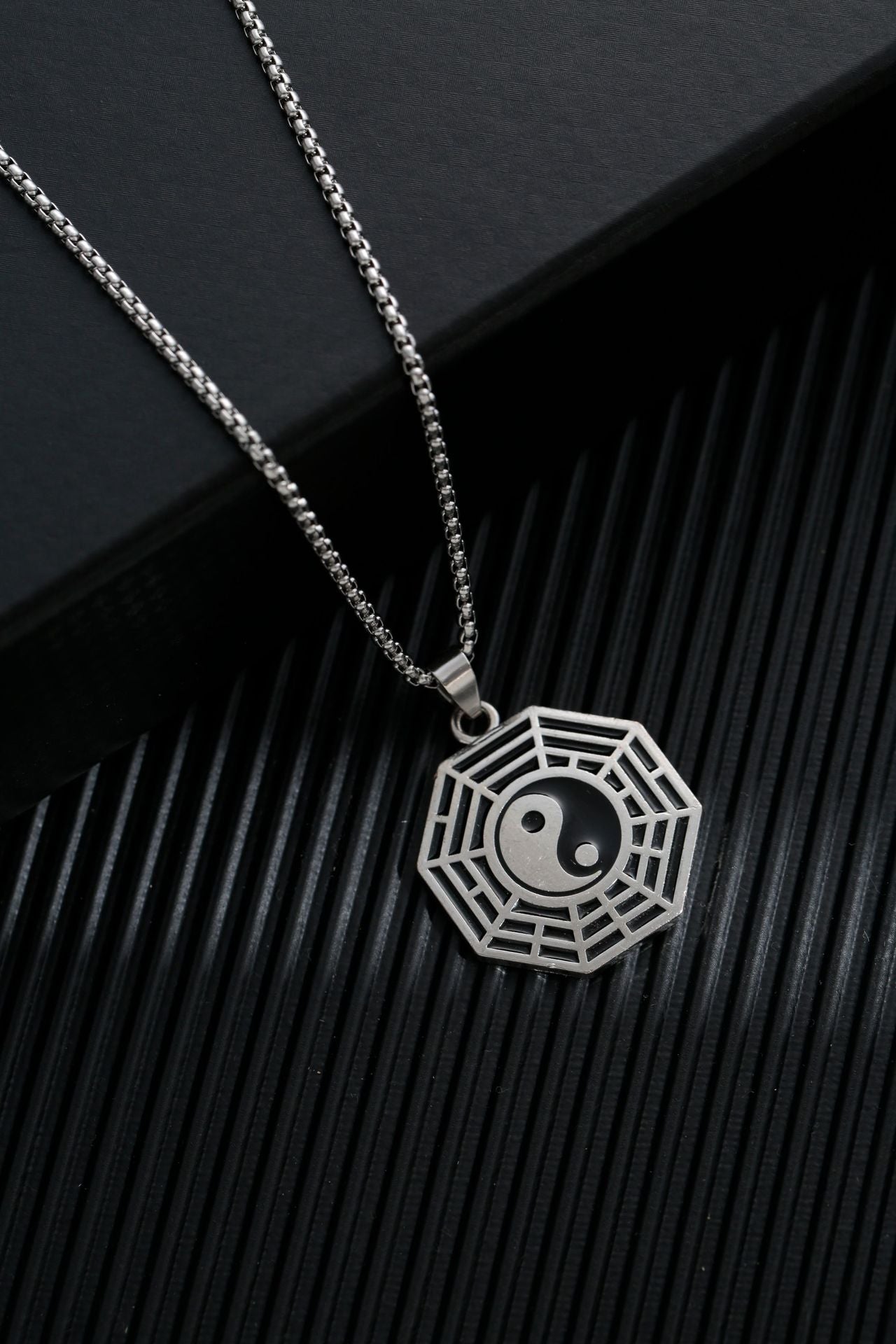 Titanium steel sweater chain men's necklace