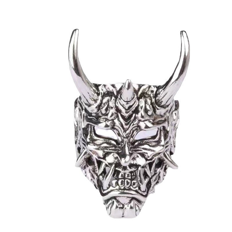 Anillo Prajna de Cuerno Dorado, Máscara Fantasma Masculina, Accesorios 