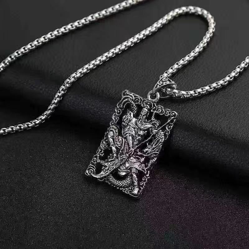 Collar de acero de titanio para hombre, cadena de clavícula, colgante cubano, accesorios de cadena para el cuello 