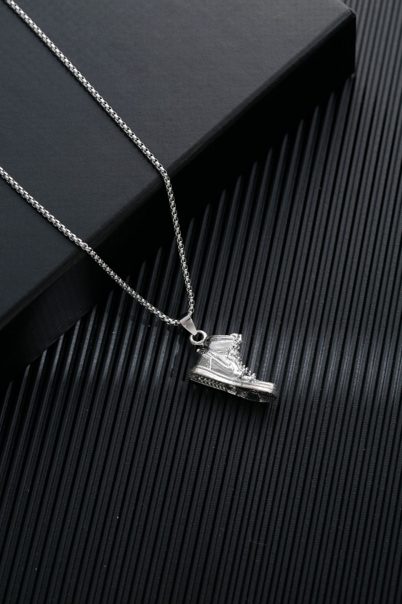 Titanium steel sweater chain men's necklace