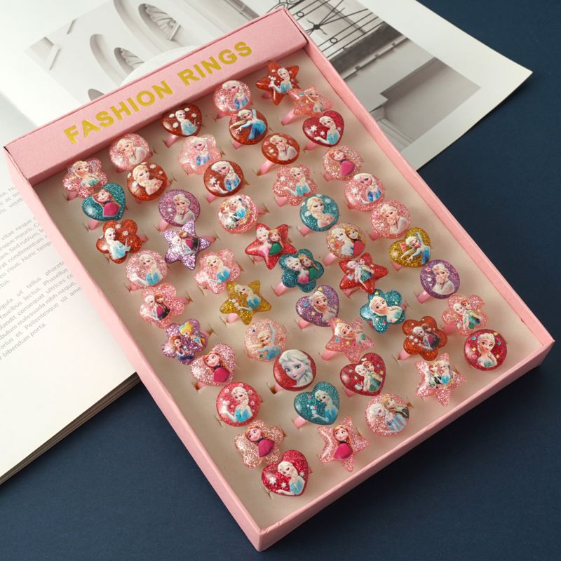 Children's Ring Girls Princess Jewelry Cartoon Small Ring