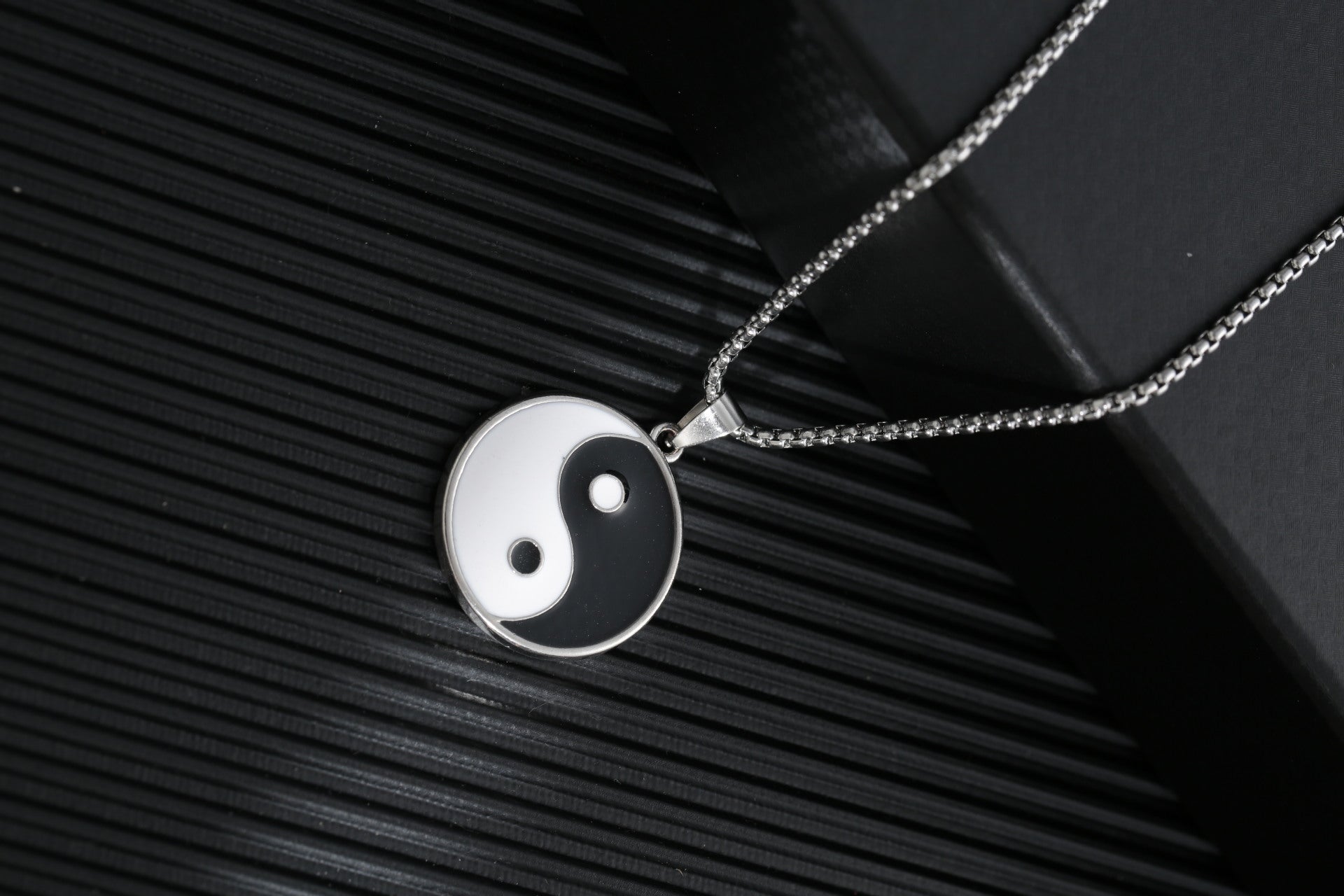 Titanium steel sweater chain men's necklace