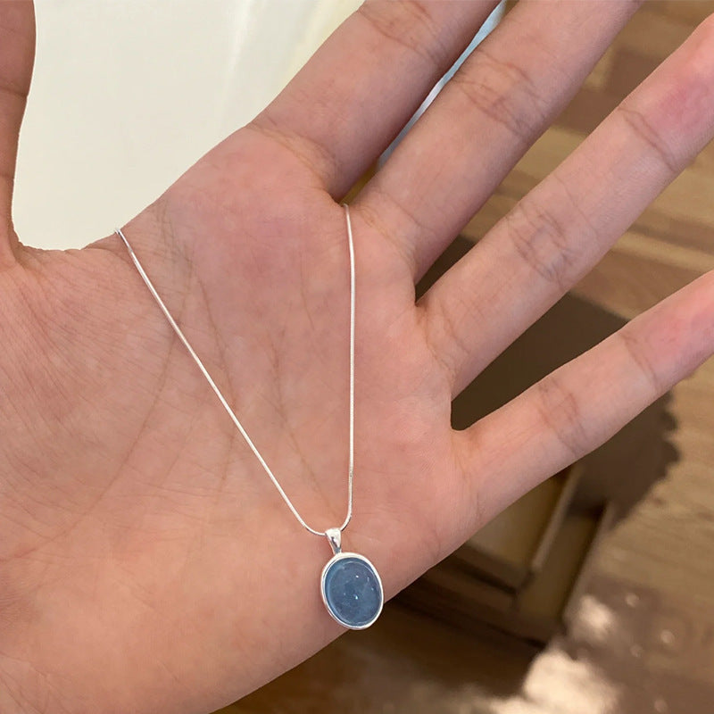 Collar versátil de perlas para mujer, cadena de clavícula que no se decolora, joyería 