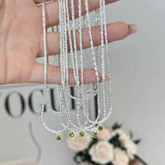 Collar versátil de perlas para mujer, cadena de clavícula que no se decolora, joyería 