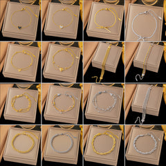 Basic Solid Color Titanium Steel Bracelets In Bulk