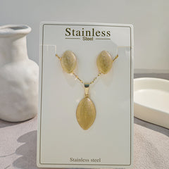 Wholesale Jewelry Elegant Classical Geometric Plating Jewelry Set