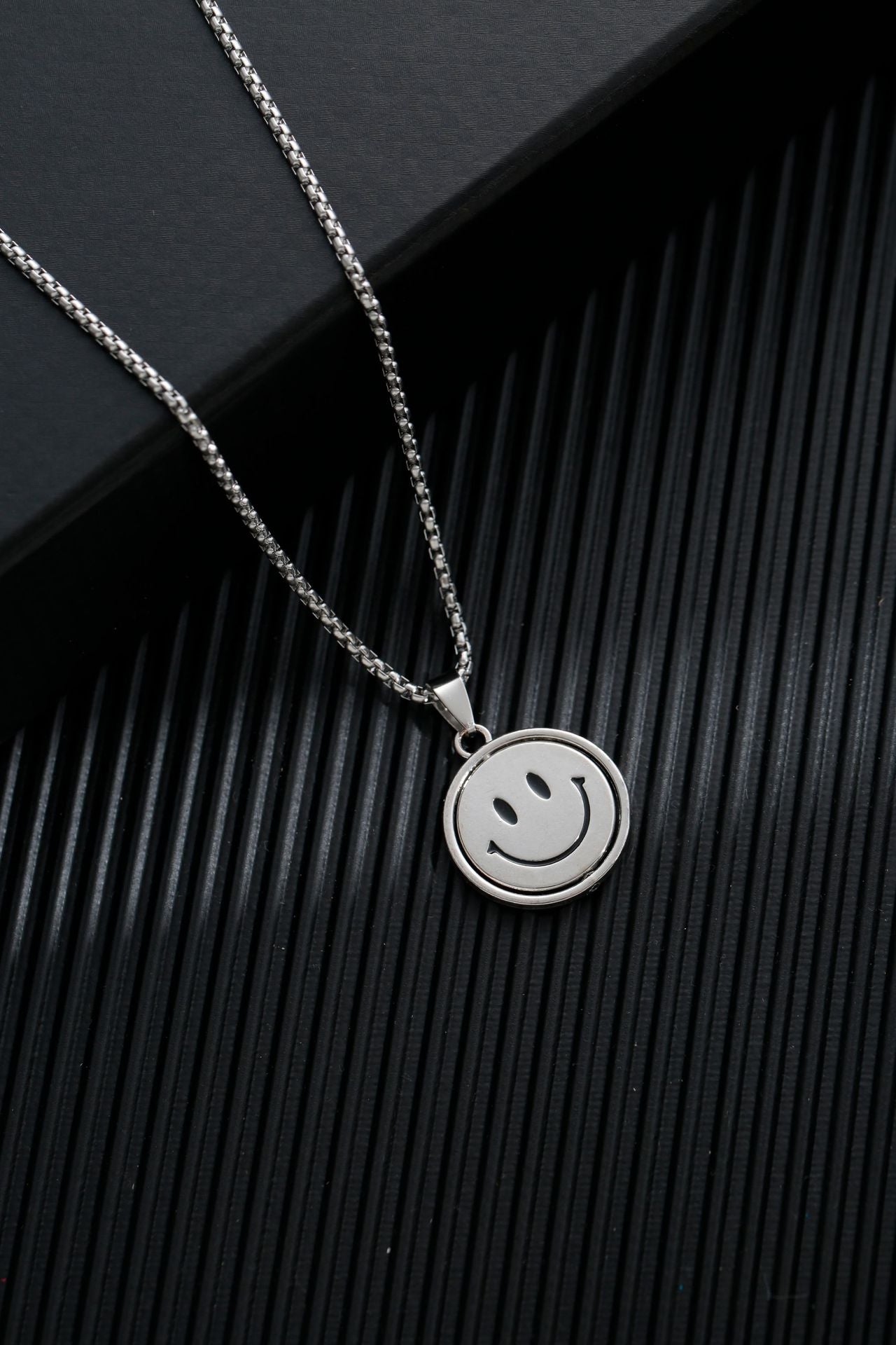 Titanium steel sweater chain men's necklace