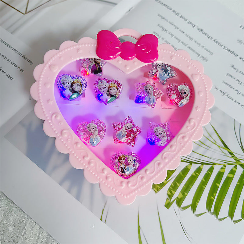 Children's Ring Girls Princess Jewelry Cartoon Small Ring