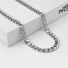 Collar cubano de acero inoxidable NK para hombre, joyería hip hop de acero de titanio 304. 