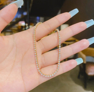 Pulsera de acero de titanio para mujer, pulsera sencilla, joyería 