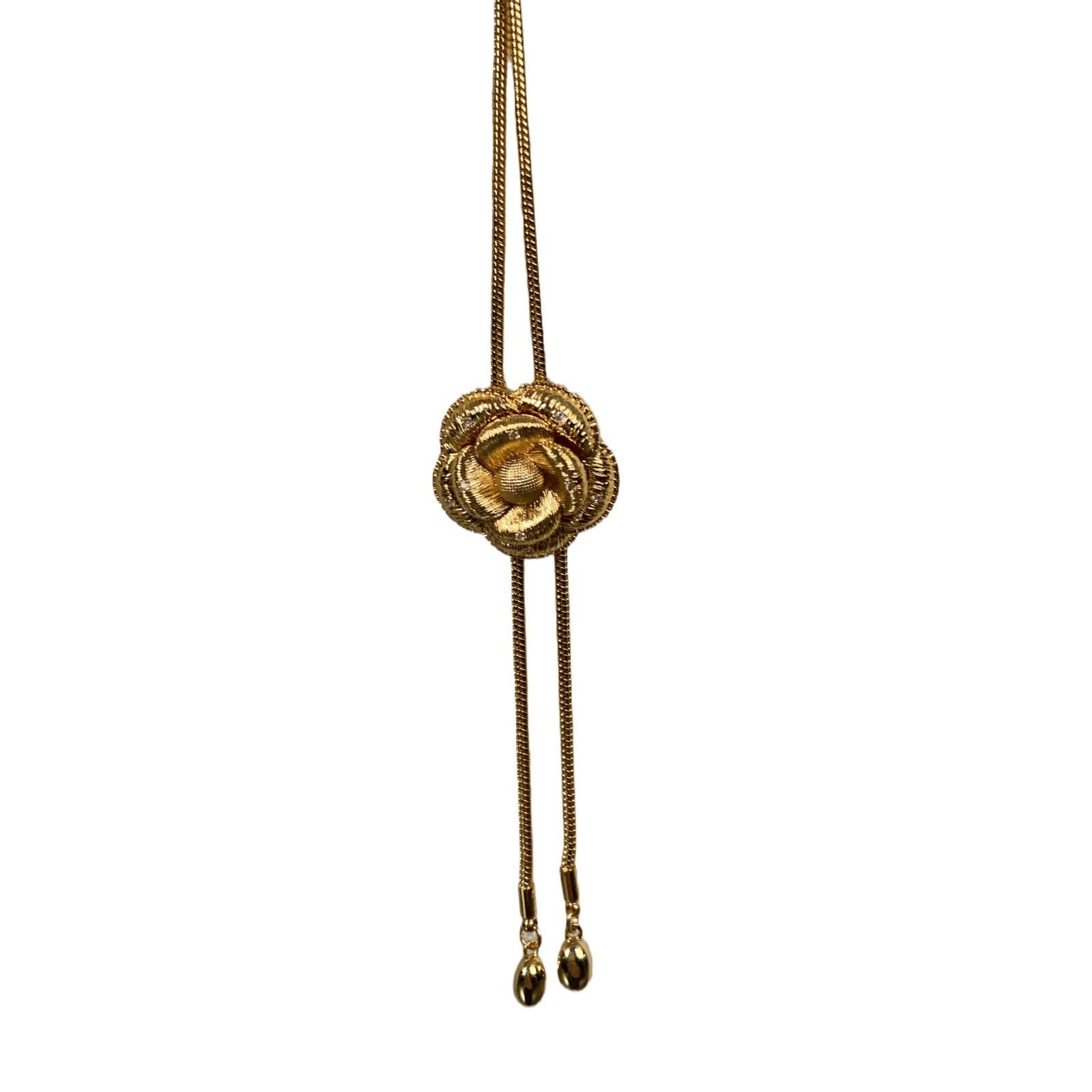 Collar de camelia ajustable de metal, 2 piezas. 
