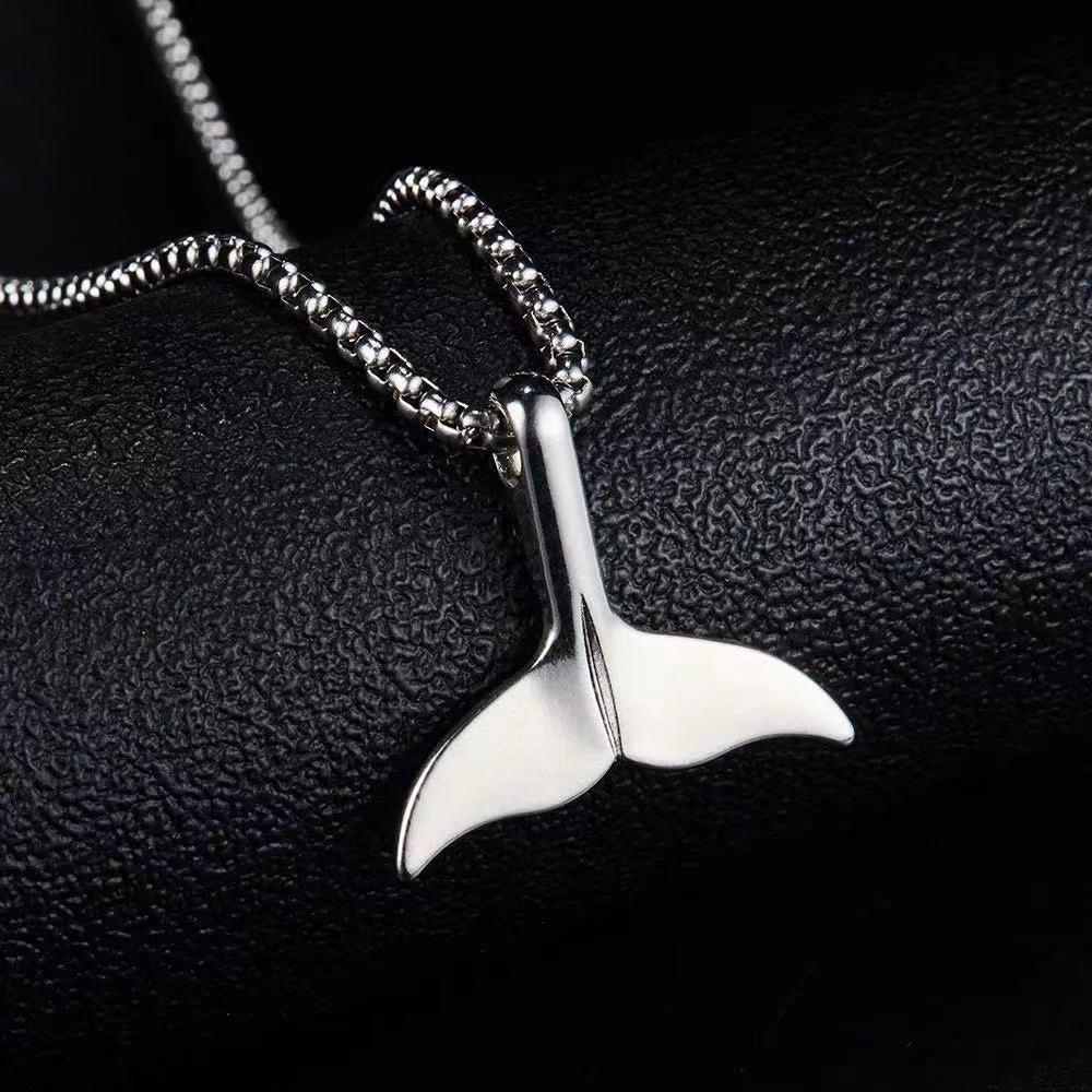 Collar de acero de titanio con colgante de hip hop para hombre 