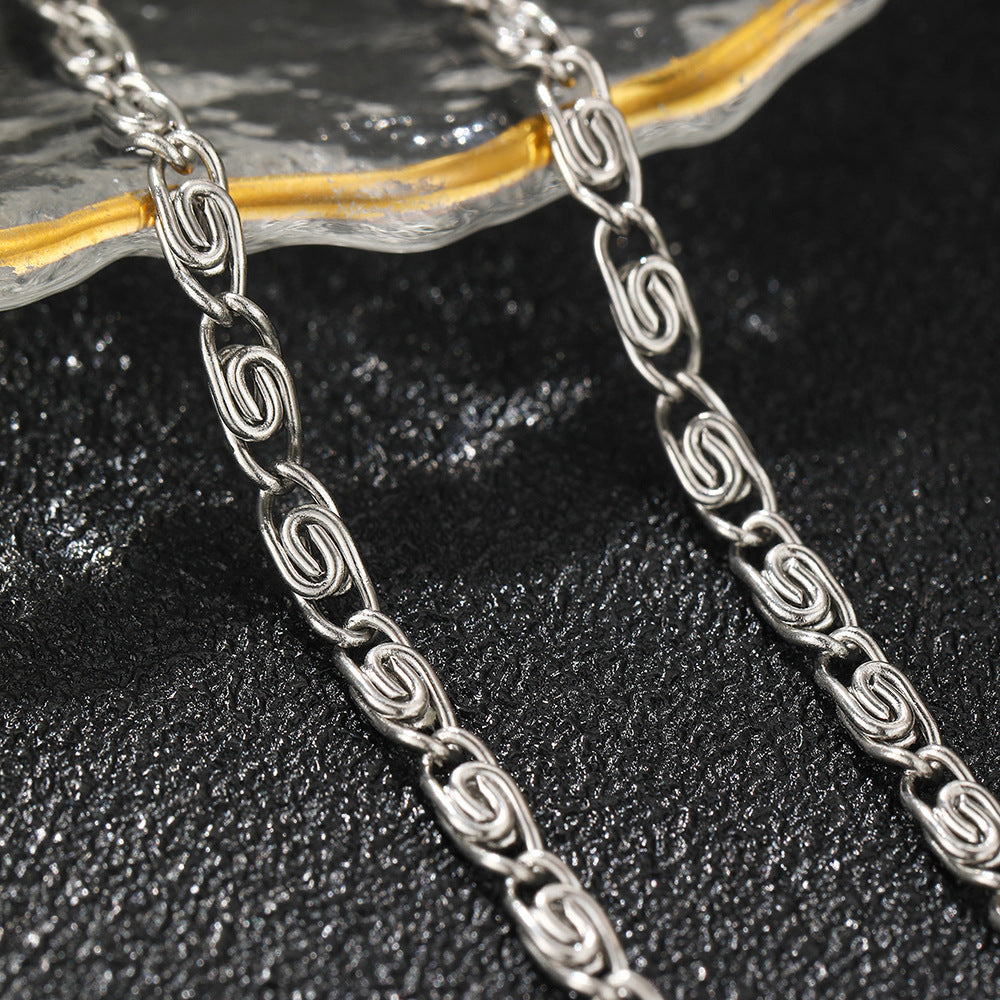 Basic Modern Style Classic Style Geometric Solid Color 304 Stainless Steel Stainless Steel Bracelets In Bulk