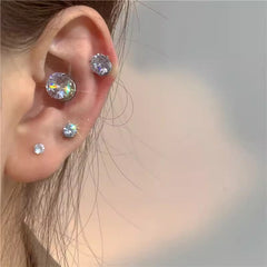 Clavos cocleares con flash, clavos cocleares magnéticos, clips magnéticos para hueso auditivo sin oreja para hombres 