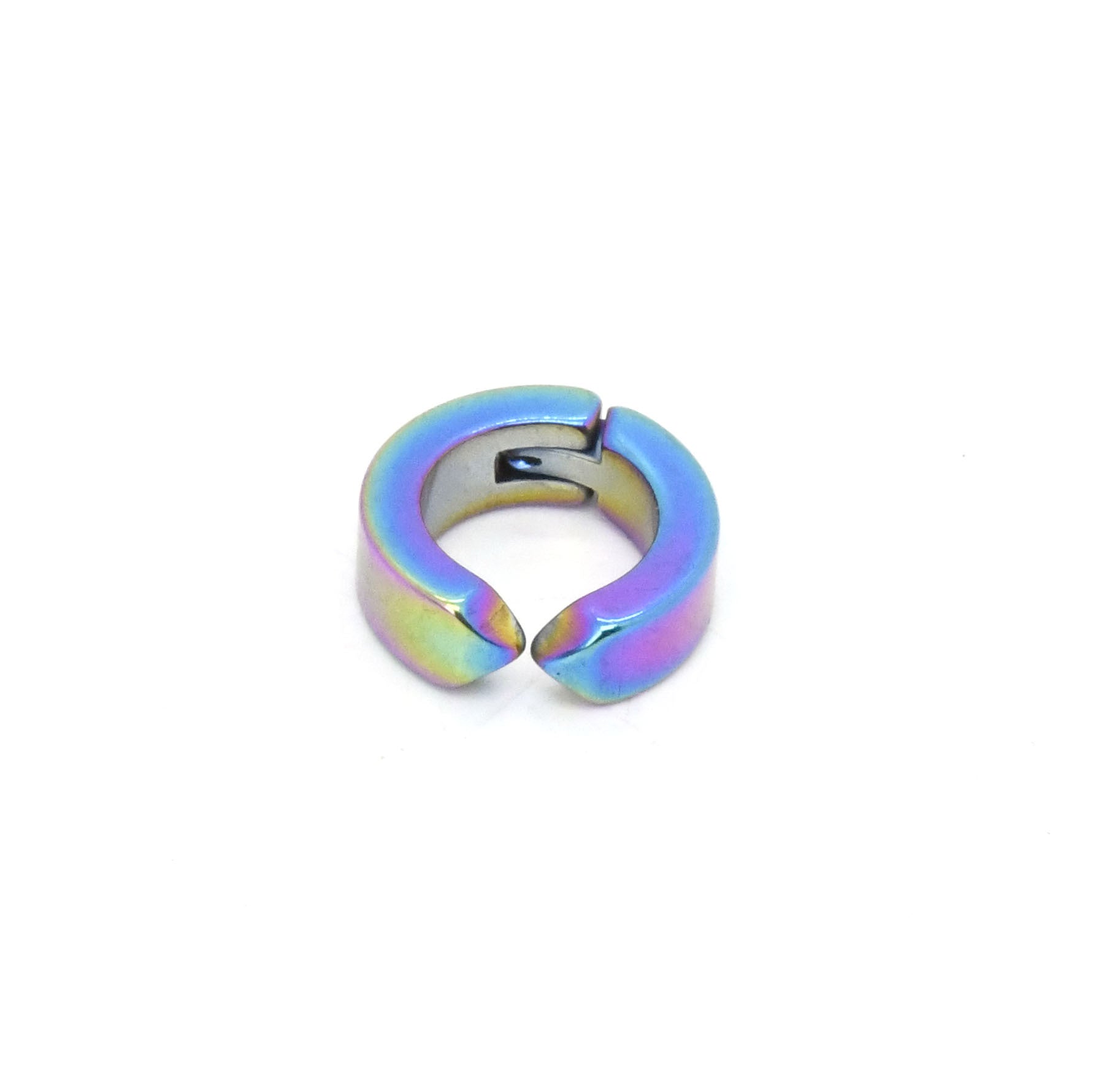 Clips para orejas en forma de U de acero inoxidable galvanizado sin perforaciones, 4 pares 