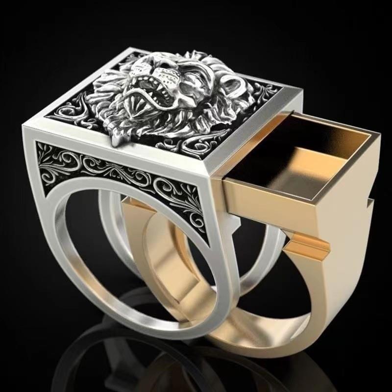 Anillo de león para hombre