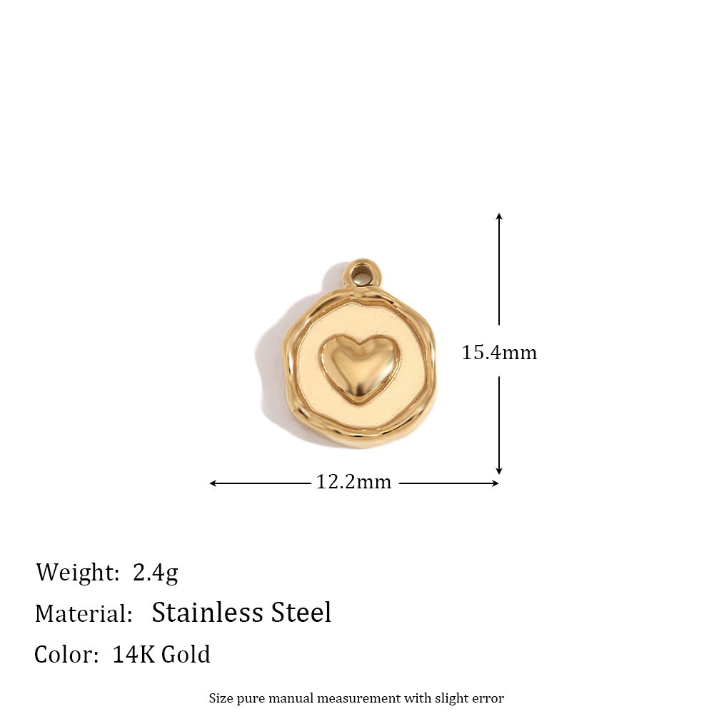 1 Piece 304 Stainless Steel 14K Gold Plated Geometric Jewelry Accessories Pendant