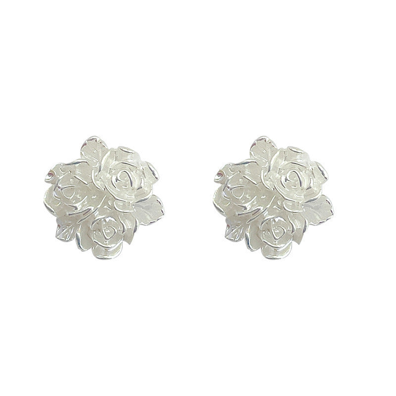 1 Pair Sweet IG Style Geometric Heart Shape Butterfly Inlay Alloy Rhinestones Pearl Drop Earrings Ear Studs