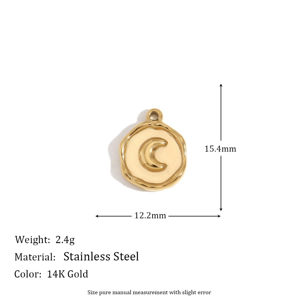 1 Piece 304 Stainless Steel 14K Gold Plated Geometric Jewelry Accessories Pendant