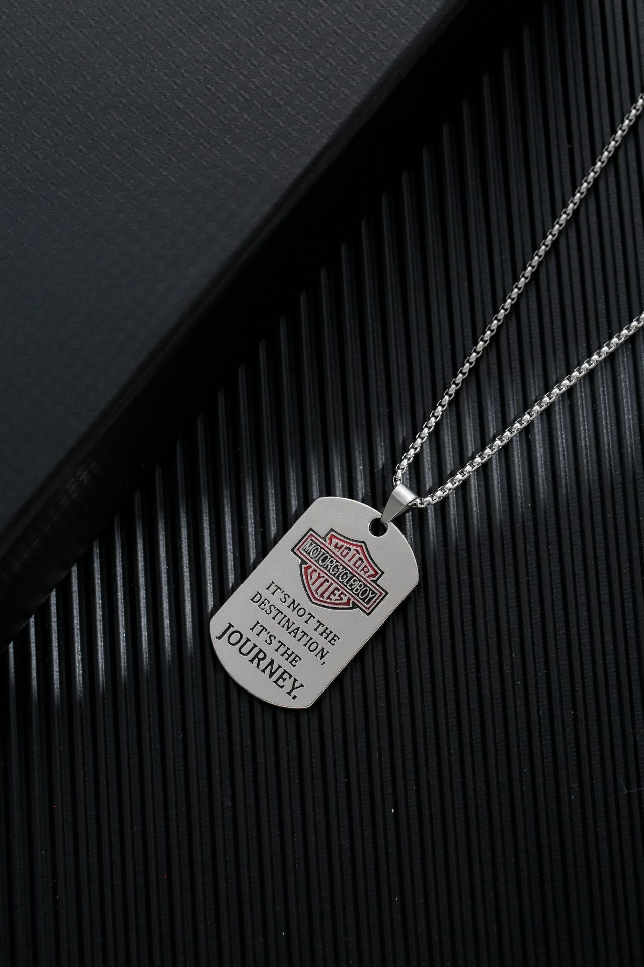 Titanium steel sweater chain men's necklace