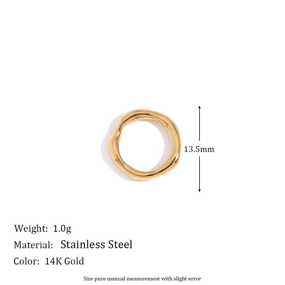 1 Piece 304 Stainless Steel 14K Gold Plated Geometric Jewelry Accessories Pendant