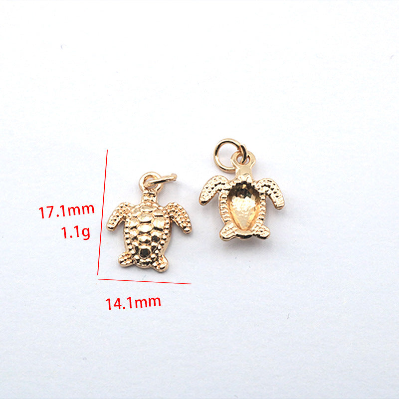 Accesorios de joyería DIY Aleación Serie Océano Colgante Delfín Estrella de Mar Tortuga Colgantes 100 piezas