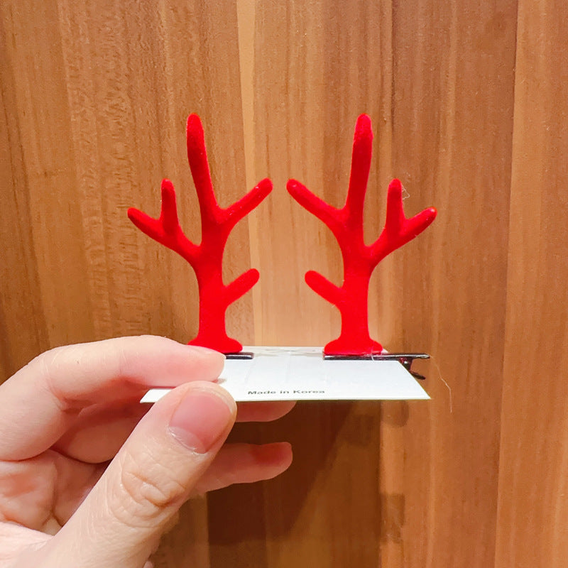 Winter Christmas Five-piece Hairpin Children's Elk Hair Accessories