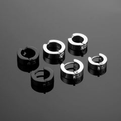 Pendientes de acero inoxidable con hebilla para la oreja sin perforaciones 