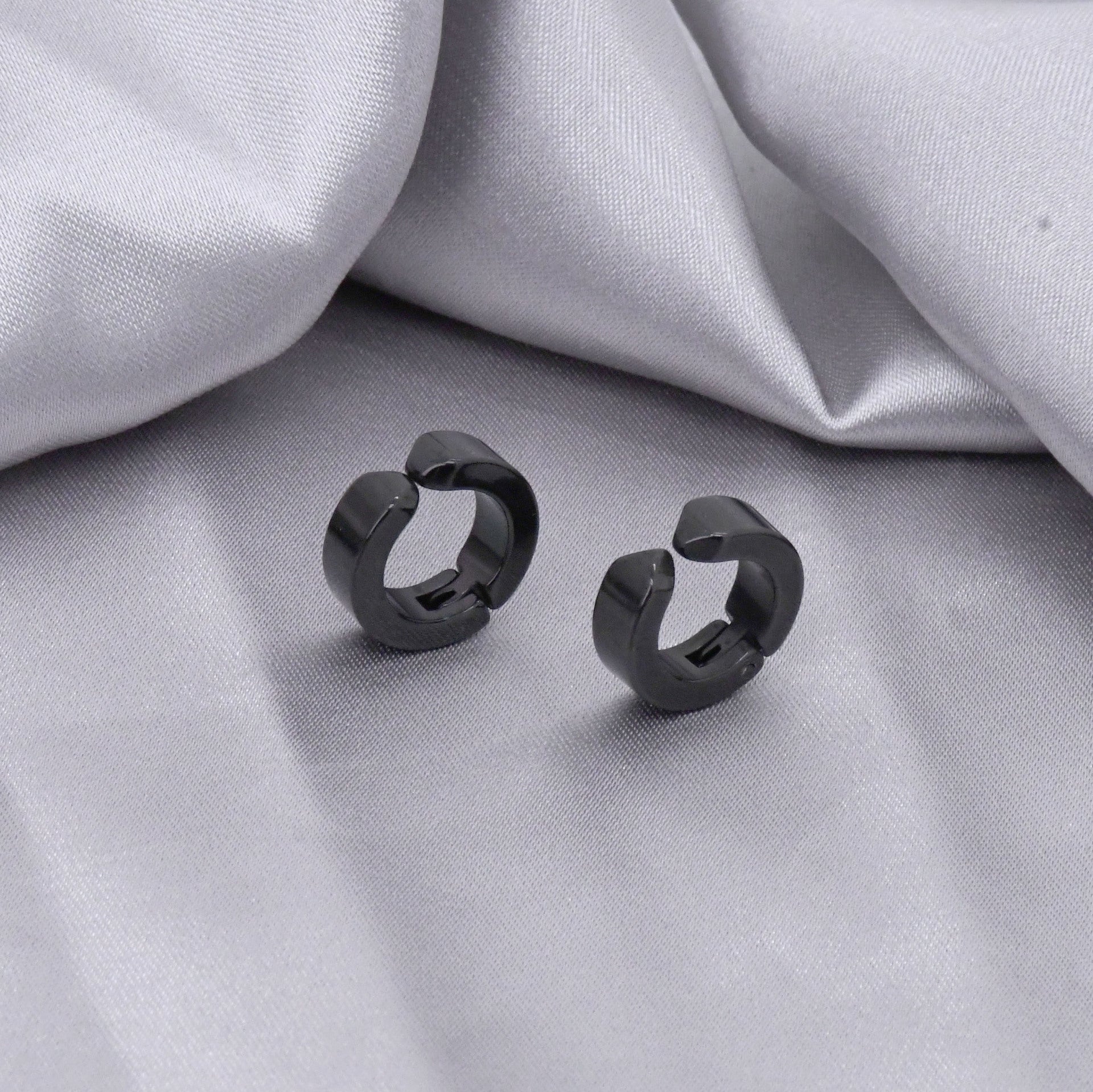 Clips para orejas en forma de U de acero inoxidable galvanizado sin perforaciones, 4 pares 