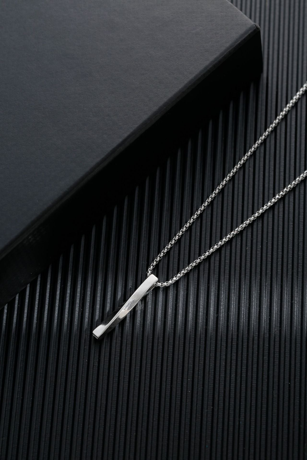 Titanium steel sweater chain men's necklace