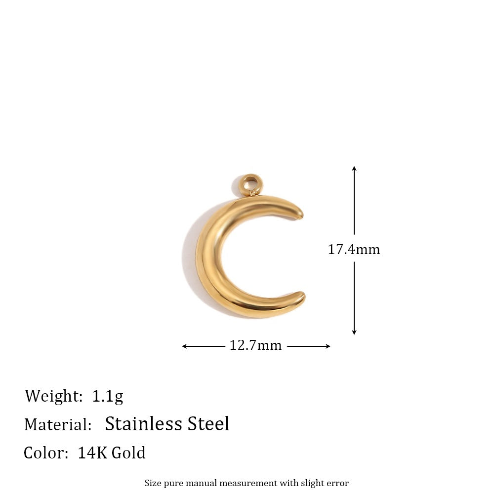 1 Piece 304 Stainless Steel 14K Gold Plated Geometric Jewelry Accessories Pendant