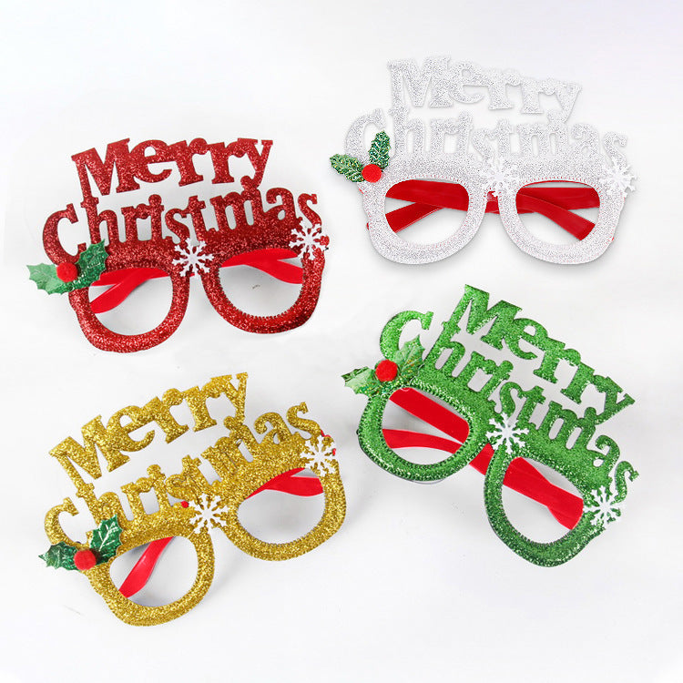Christmas Decorative Glasses Christmas Party Glasses Frames (Minimum purchase 2 pcs)