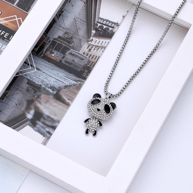 Titanium steel necklace men's hip hop street alloy pendant