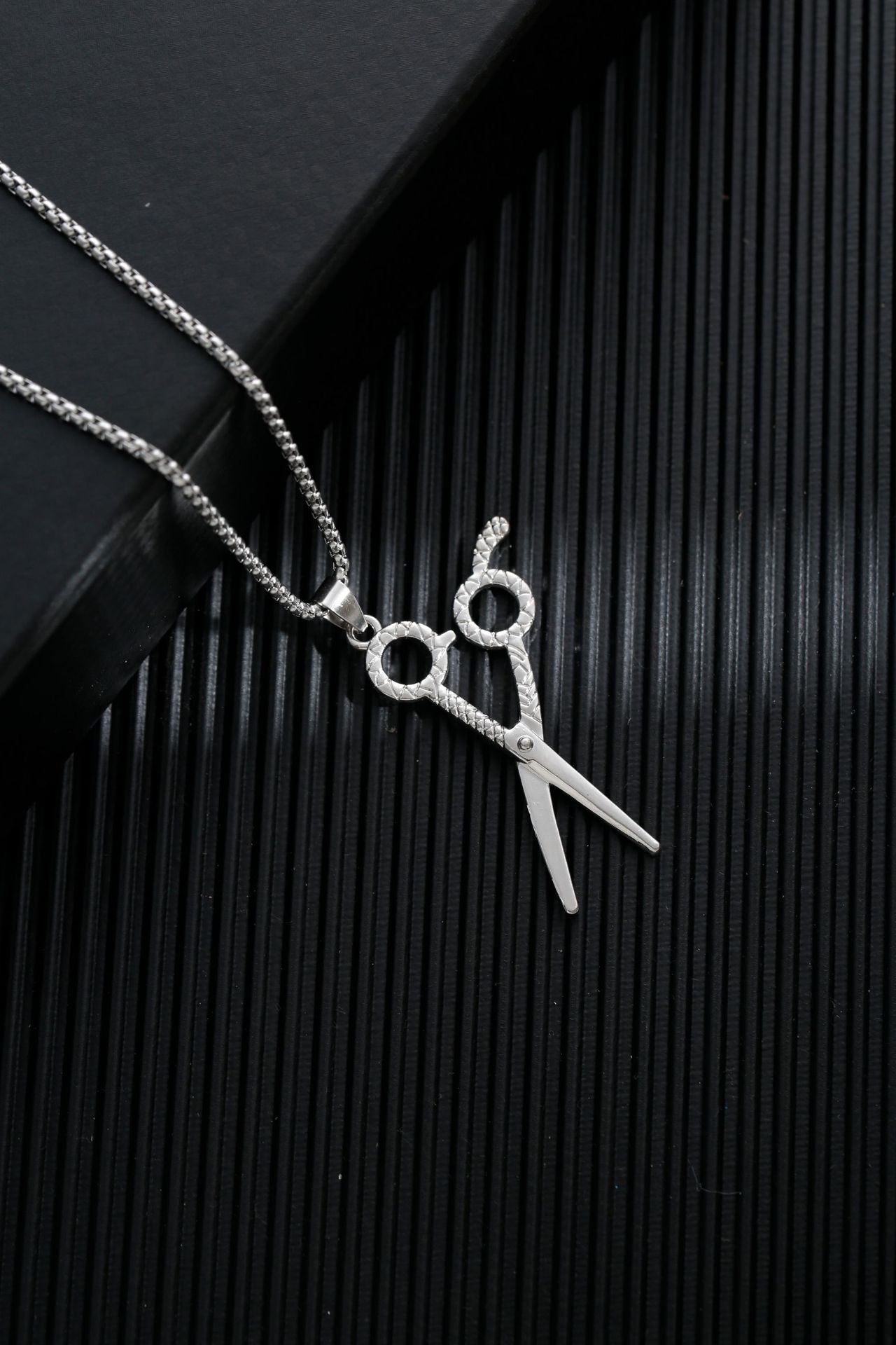 Titanium steel sweater chain men's necklace