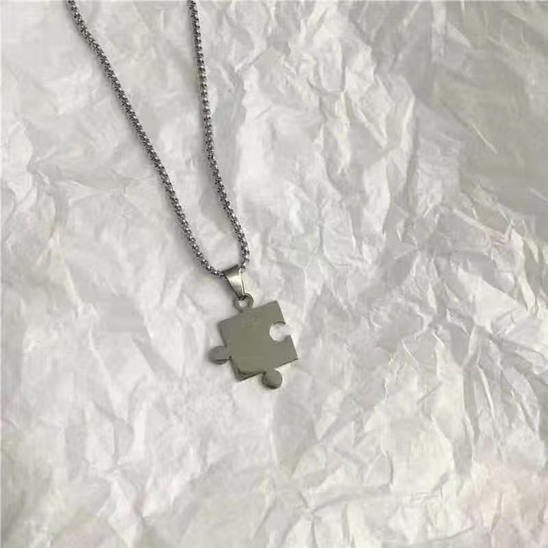 Collar de acero de titanio para hombre, cadena de clavícula, colgante cubano, accesorios de cadena para el cuello 
