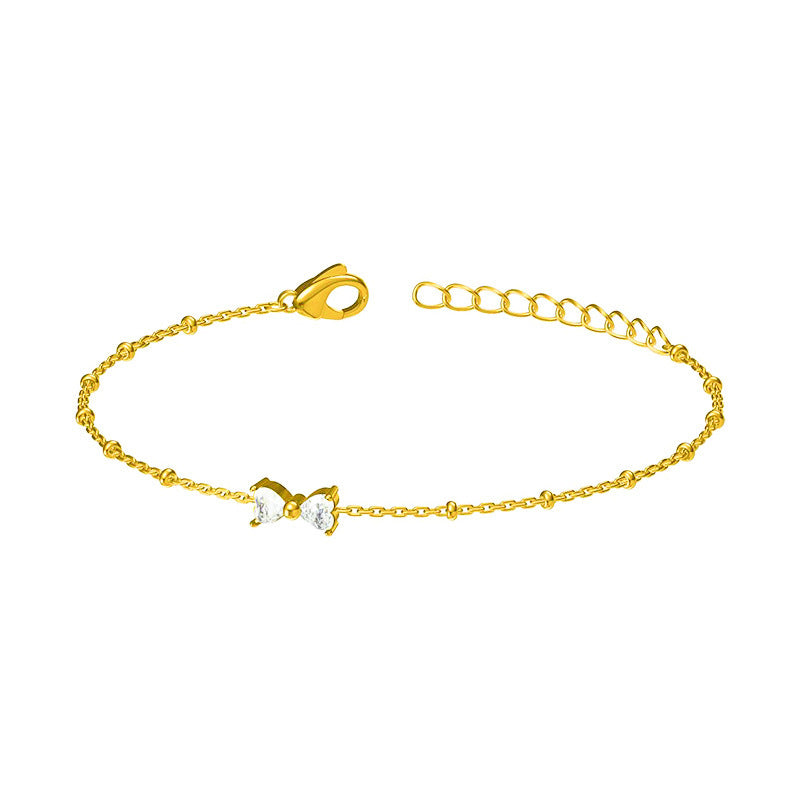 Pulsera de acero de titanio para mujer, pulsera sencilla, joyería 