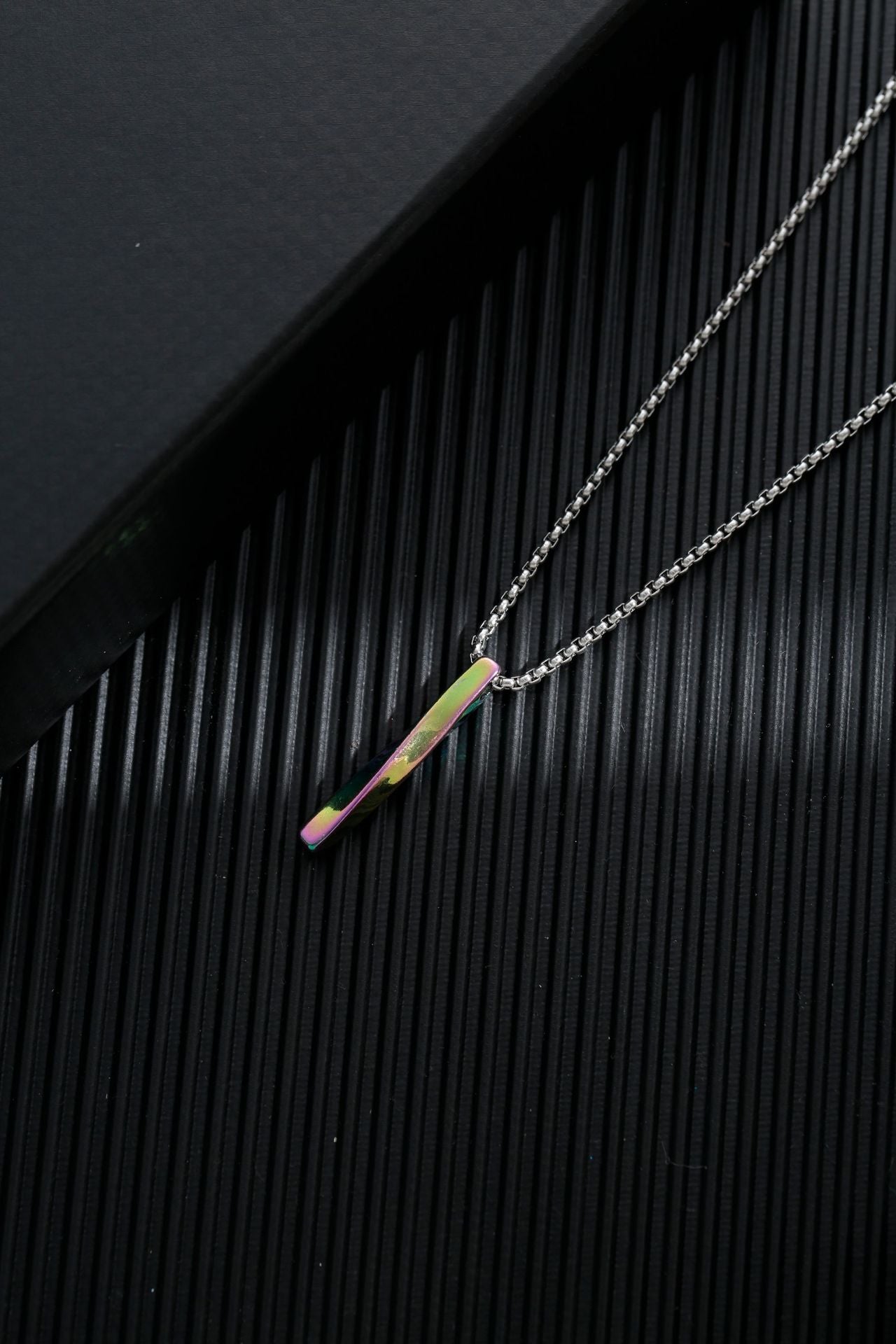 Titanium steel sweater chain men's necklace